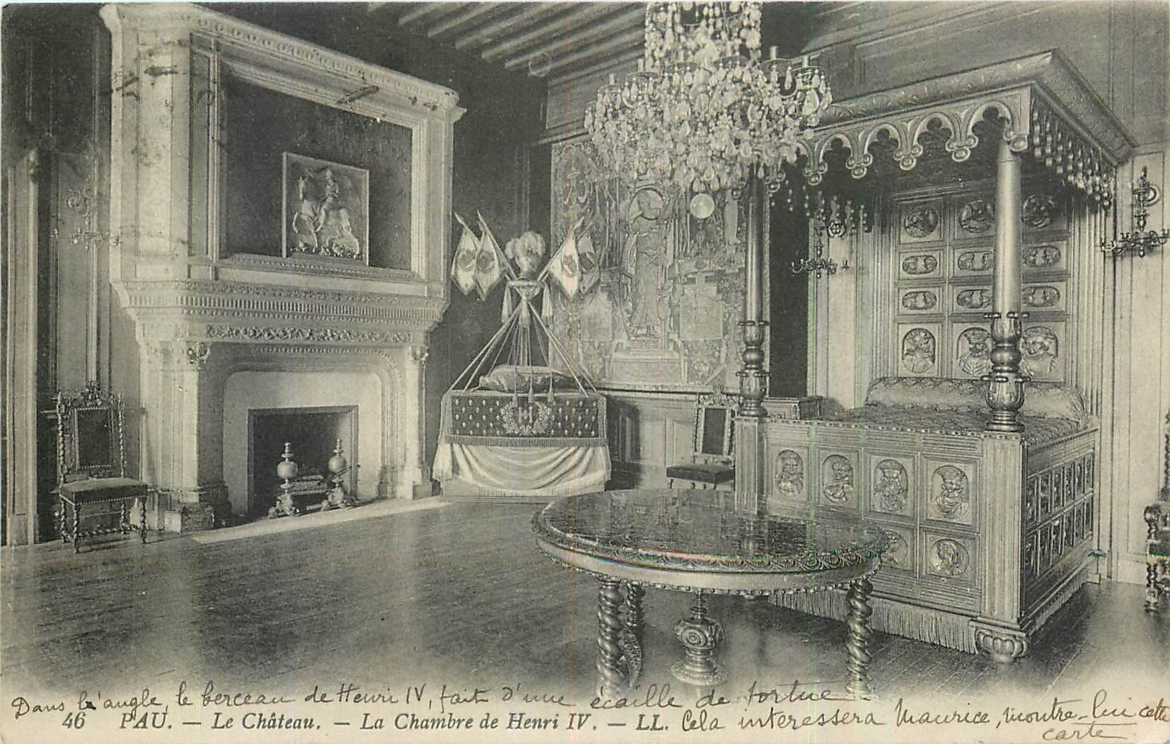 Pau — Le Château — La Chambre de Henri IV — éditeur LL, n° 46