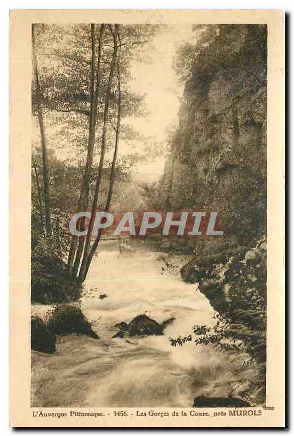 CPA L'Auvergne Pittoresque les Gorges de la Course Pres Murols 