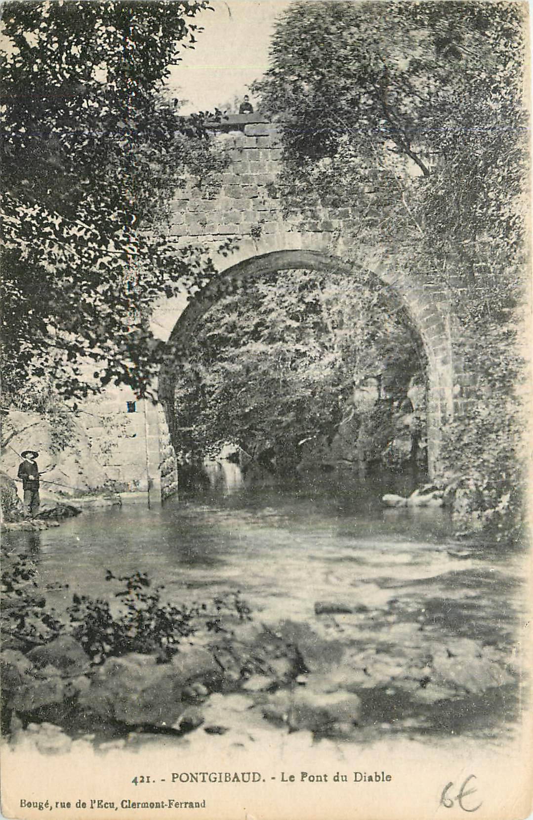 CPA Pontgibaud Le Pont du Diable 