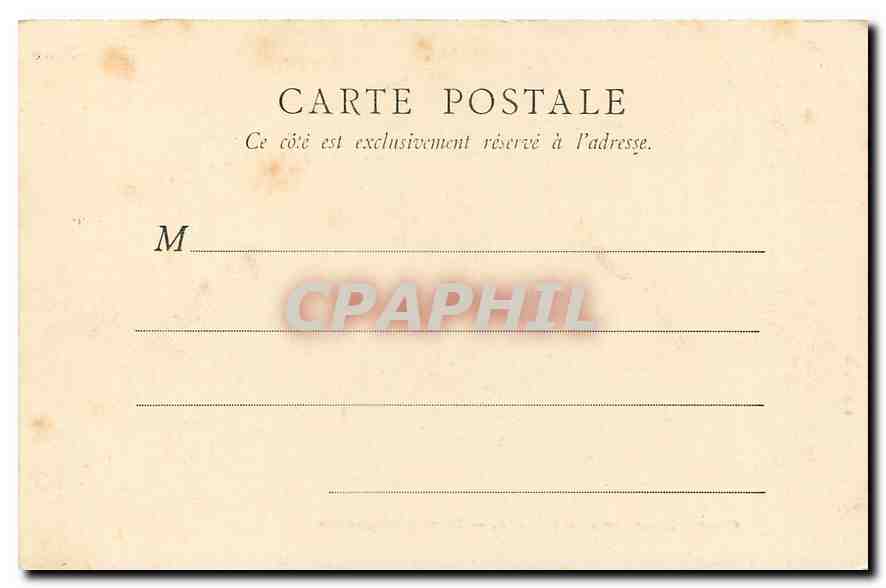 CPA Mont Dore Grand Escalier aile gauche Rez de chaussee  — Rückseite