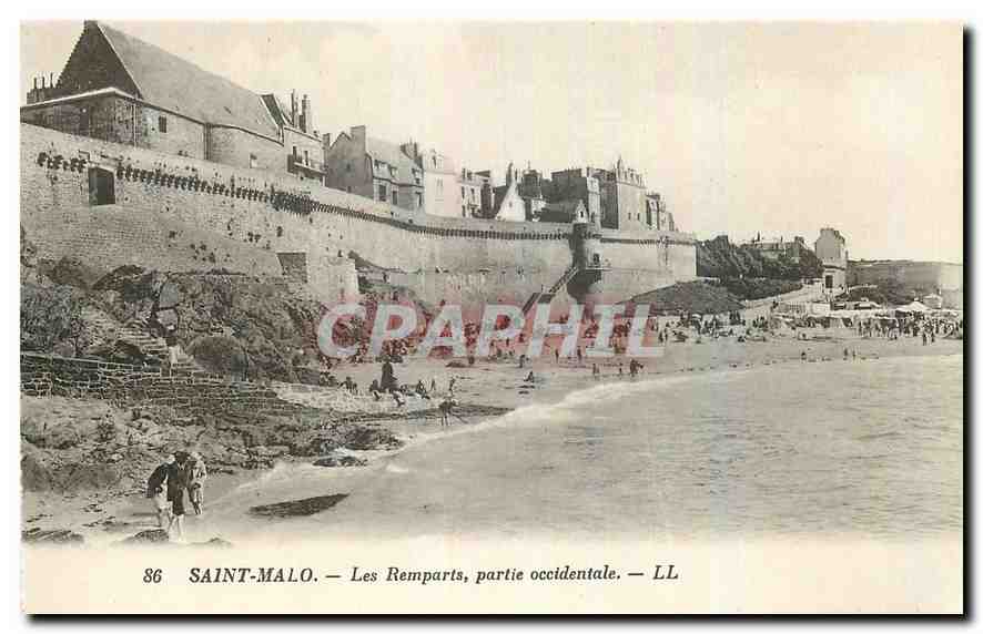 Saint-Malo — Les Remparts, partie occidentale — LL
