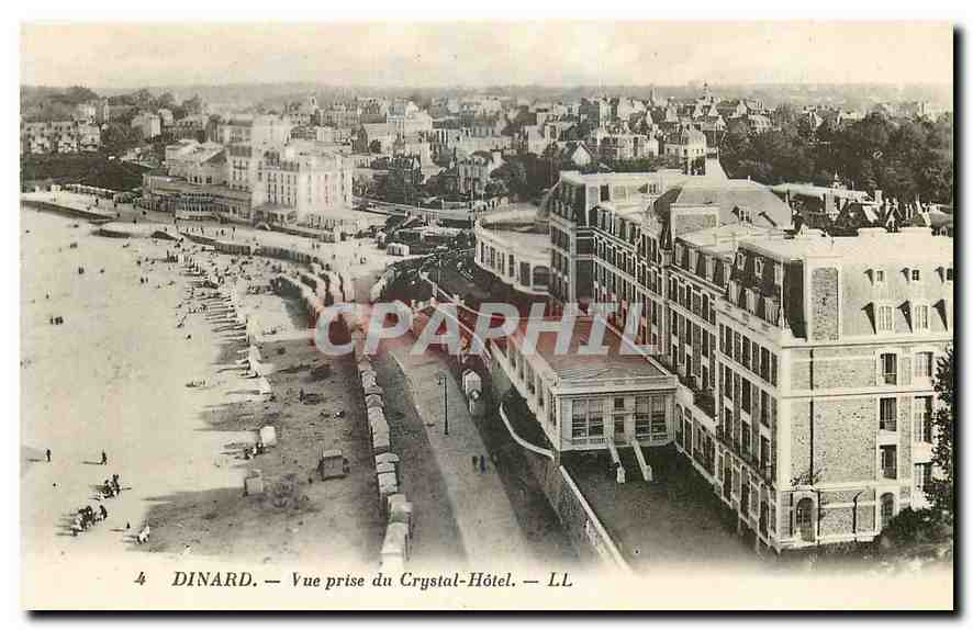 CPA Dinard Vue prise du Crystal Hotel 