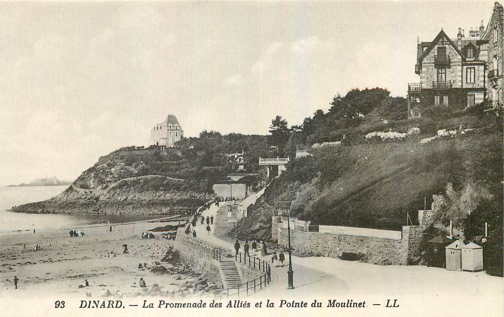 Dinard — La Promenade des Alliés et la Pointe du Moulinet — LL