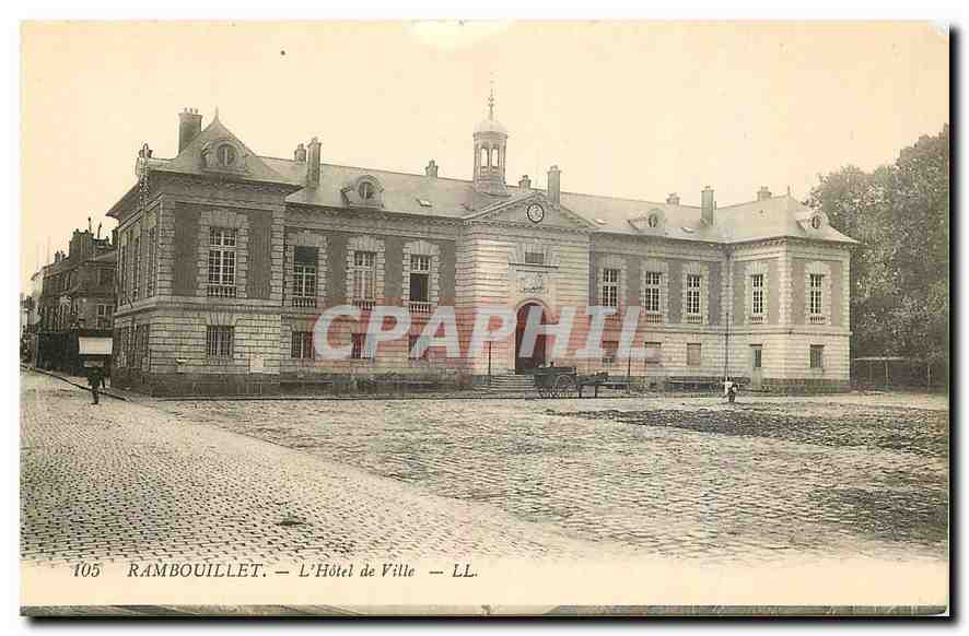 CPA Rambouillet L'Hotel de Ville 