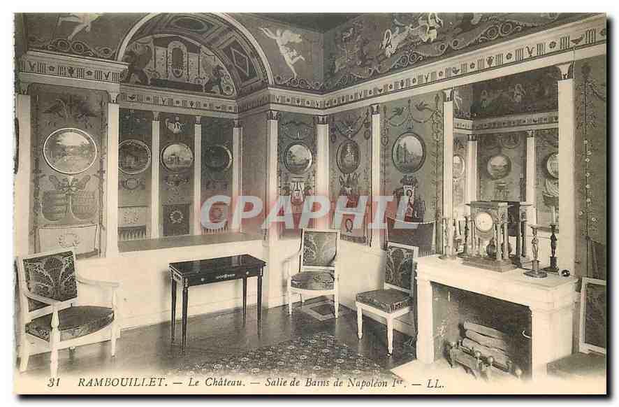 CPA Rambouillet Le Chateau Salie de bains de Napoleon I 