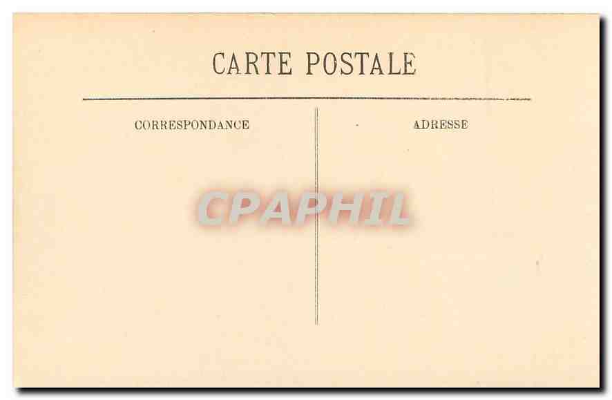 CPA Rambouillet Le Parc Le Chateau pris des Canaux  — Back