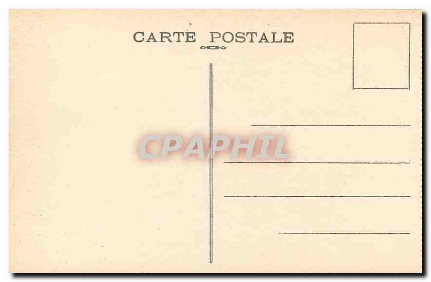 CPA Foret de Compiegne Clairiere de l'Armistice Emplacement du Wagon du Marechal Foch  — Verso