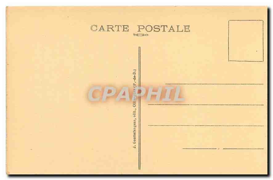 CPA Riom Portail de l'Eglise du Marthuret  — Rückseite