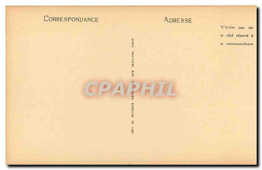 CPA Eglise de Mozac Choeur Boiseries et Autel  — Verso