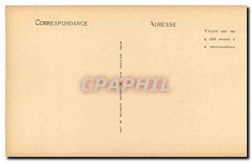 CPA Eglise de Mozac Chapiteau Tete antique  — Verso