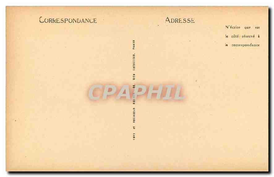 CPA Eglise de Mozac Chapiteau deambulatoire  — Verso