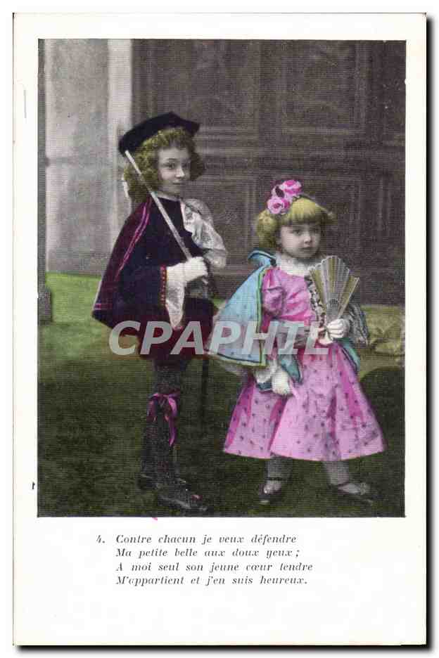 Fantaisie CPA Enfants costumes 