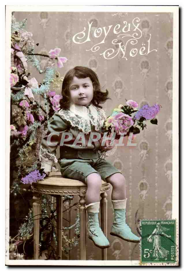 Fantaisie CPA Enfant Joyeux noel