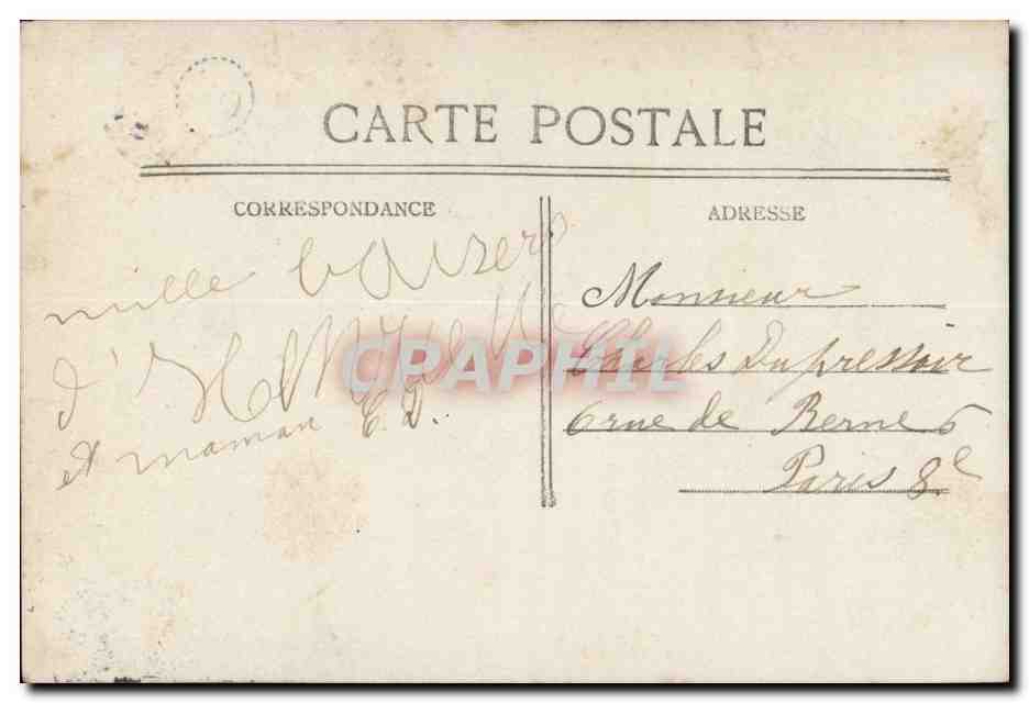 Fantaisie CPA Enfant Joyeux noel — Rückseite
