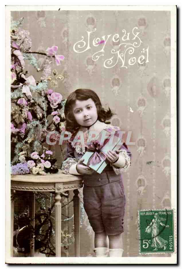 Fantaisie CPA Enfant Joyeux noel 
