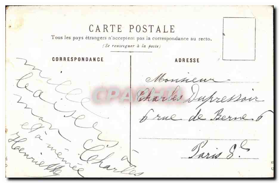 Fantaisie CPA Heureux anniversaire fleurs — Back