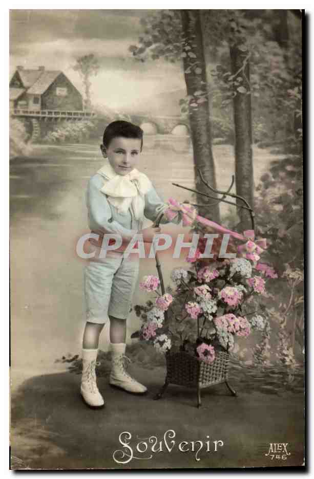 Fantaisie CPA Enfant Souvenir