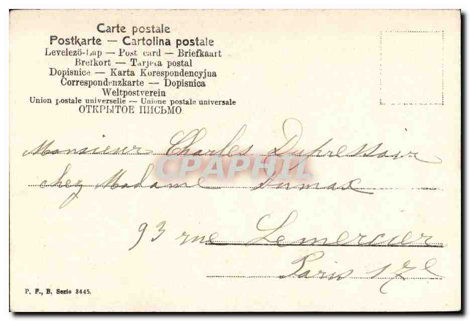 Fantaisie CPA la partie de ballon enfant — Rückseite