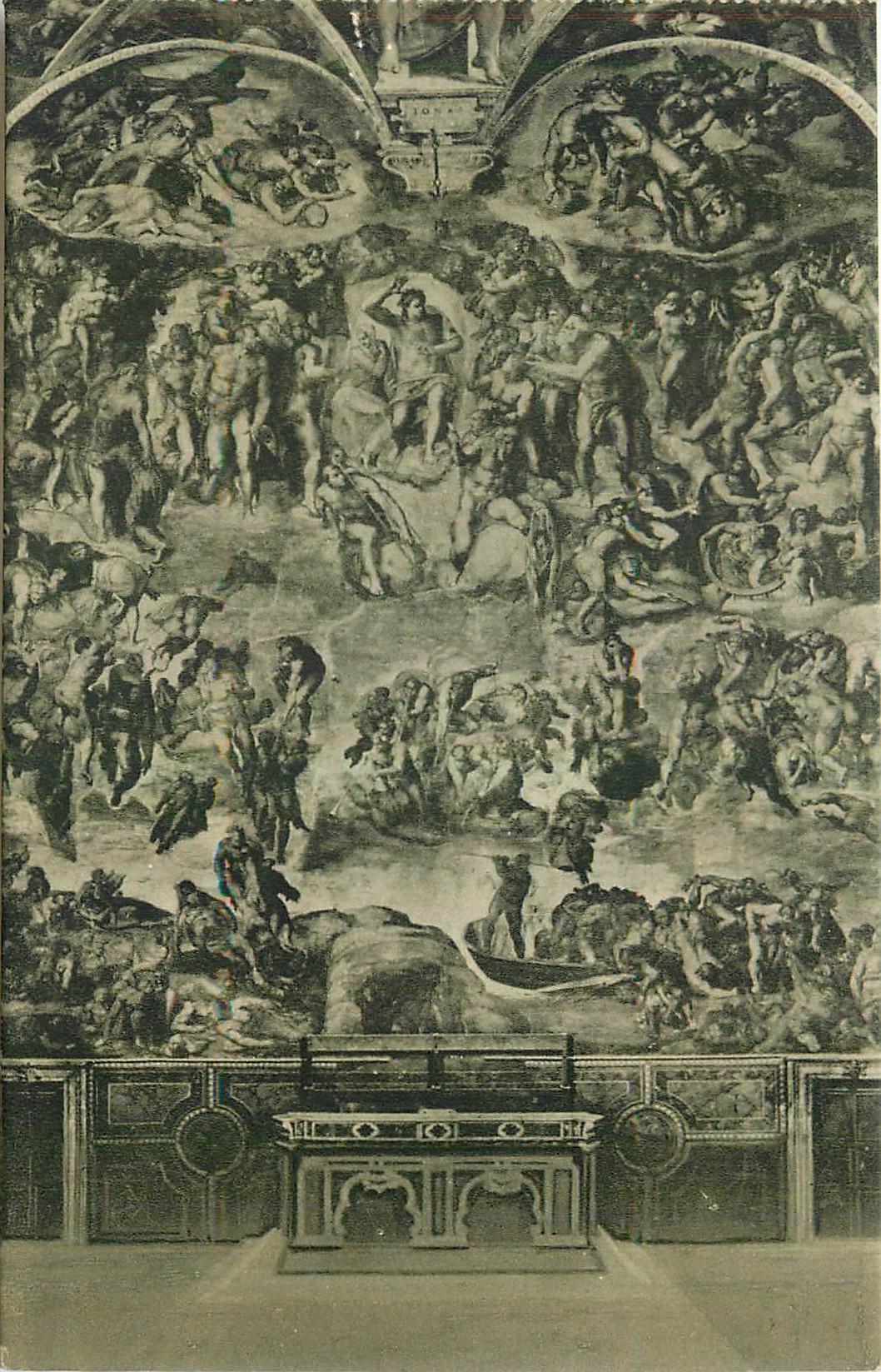 CPA Citta del Vaticano Cappelle Sistina Michelangelo Le Jugement dernier 