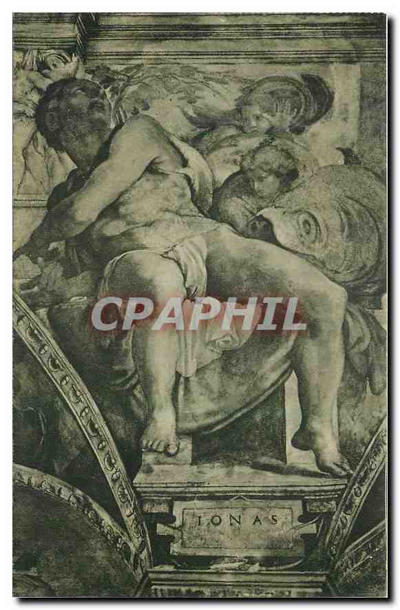 CPA Citta del Vaticano Cappelle Sistina Michelangelo Le Prophete Jonas 