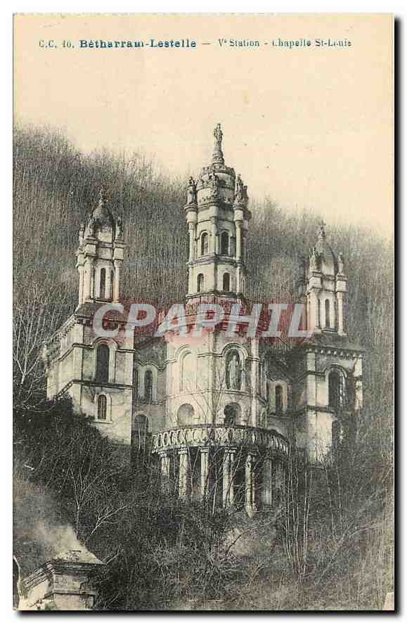 CPA Betharram Lestelle V Station Chapelle St Louis 
