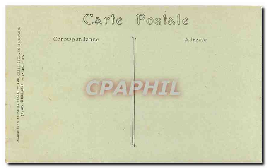 CPA Arcy sur Cure Les Grottes la Salle Sainte Marguerite  — Back