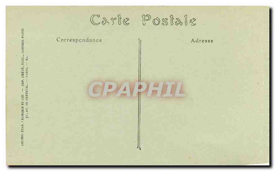 CPA Arcy sur Cure Les Grottes Lavoir des Fees  — Back