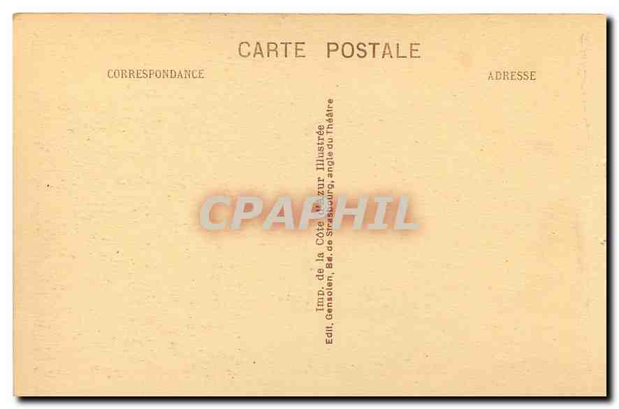 CPA Cote d'Azur Toulon Le Port  — Rückseite