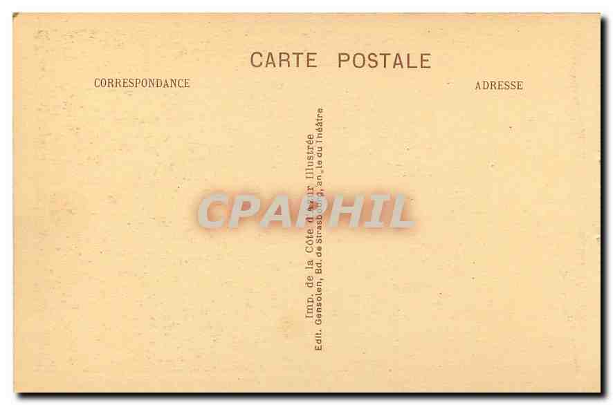 CPA Cote d'Azur Toulon Fort St Louis  — Rückseite