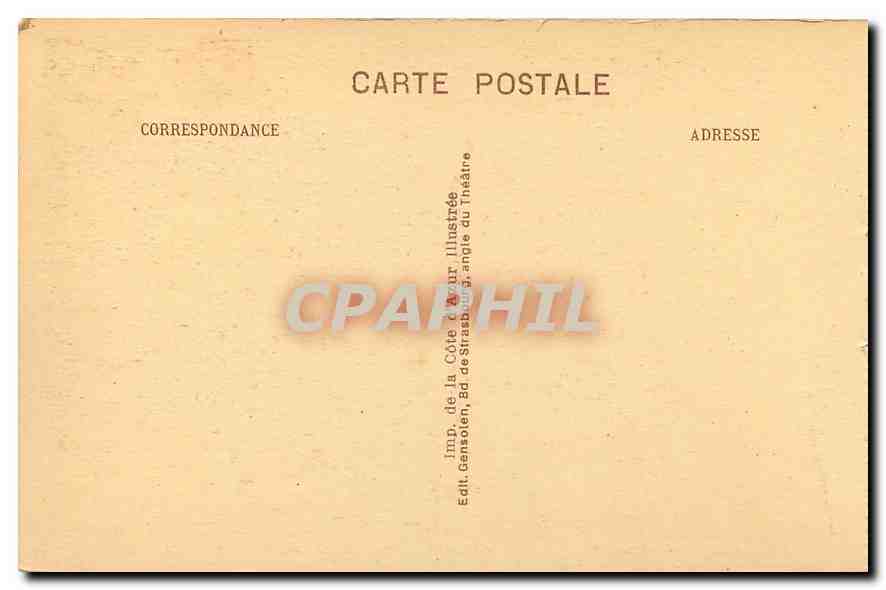 CPA Cote d'Azur Toulon Place de la Liberte  — Rückseite