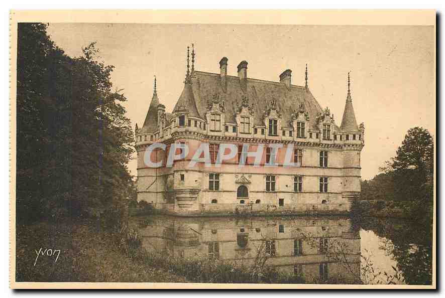 CPA La Douce France Chateaux de la Loire Chateau d'Azay le Rideau 