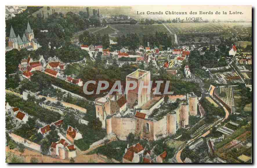 CPA Les Grands Chateaux des Bords de la Loire Loches 