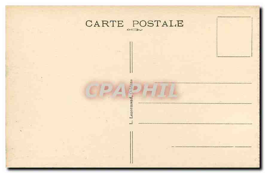 CPA Les Grands Chateaux des Bords de la Loire Chateau Vieux  — Rückseite