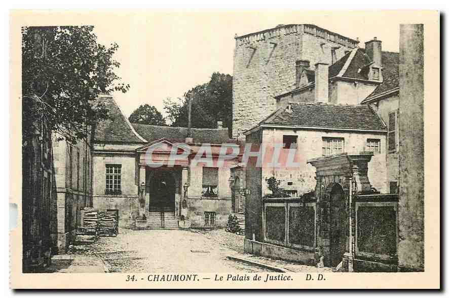 CPA Chaumont Le Palais de Justice 