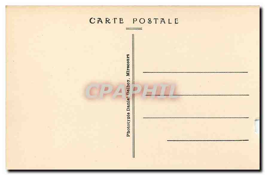CPA Chaumont Le Palais de Justice  — Rückseite