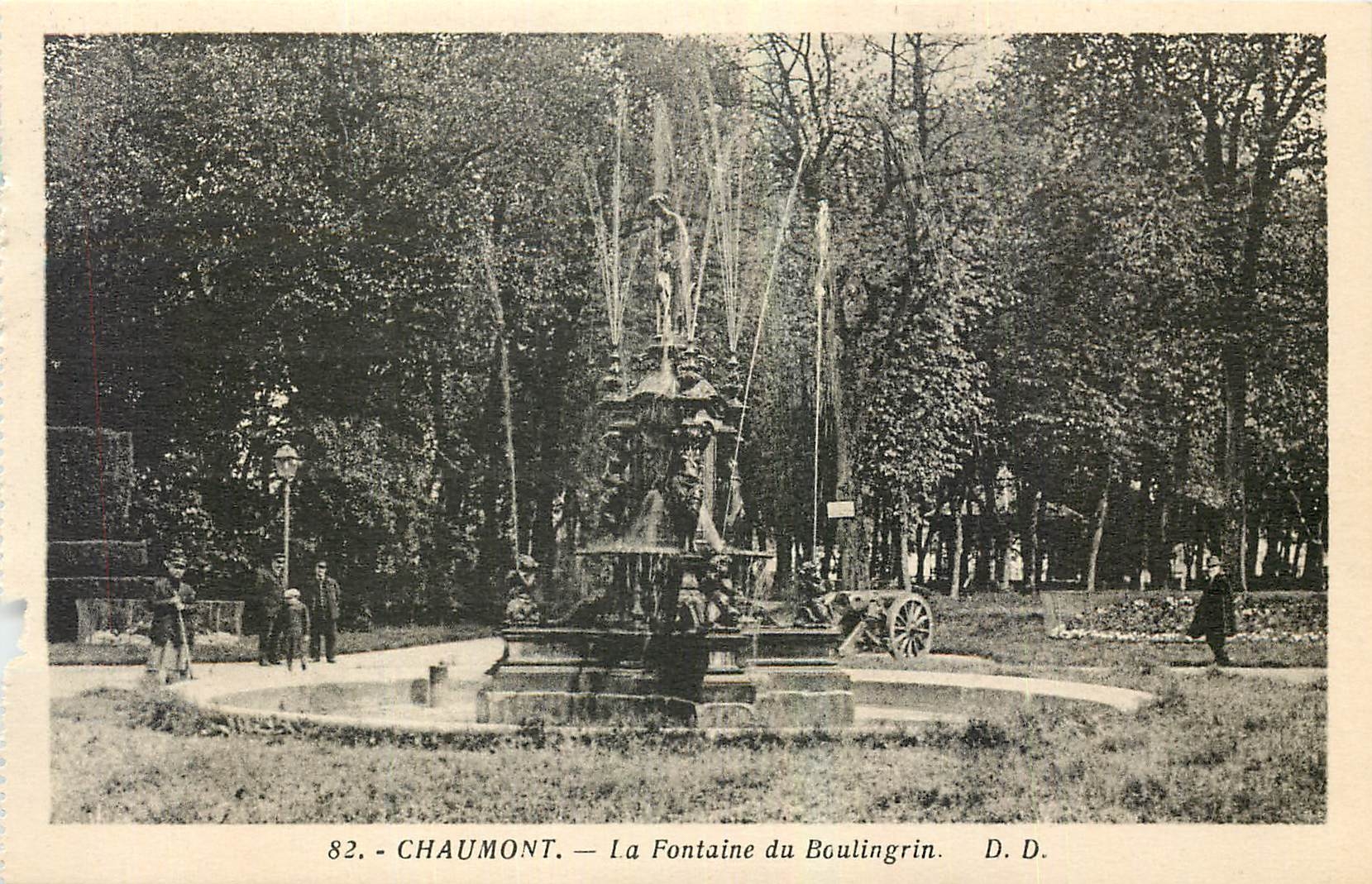 CPA Chaumont La Fontaine du Boulingrin 