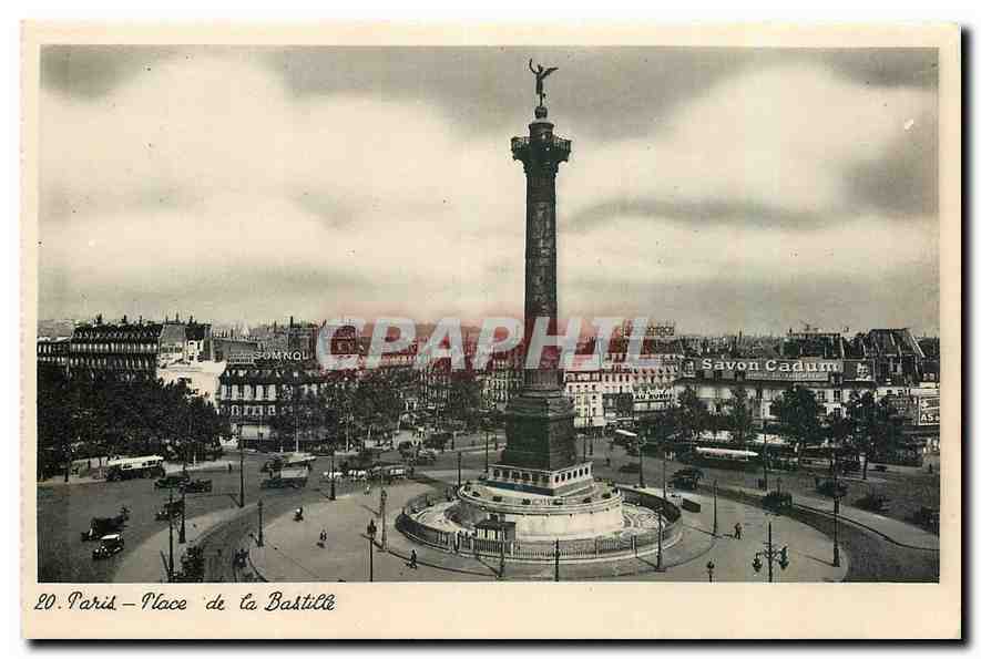 CPA Paris Place de la Bastille 