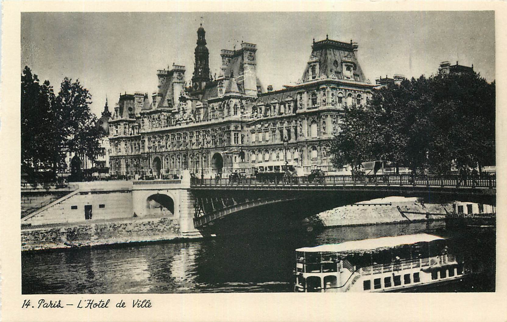 CPA Paris L'Hotel de Ville 
