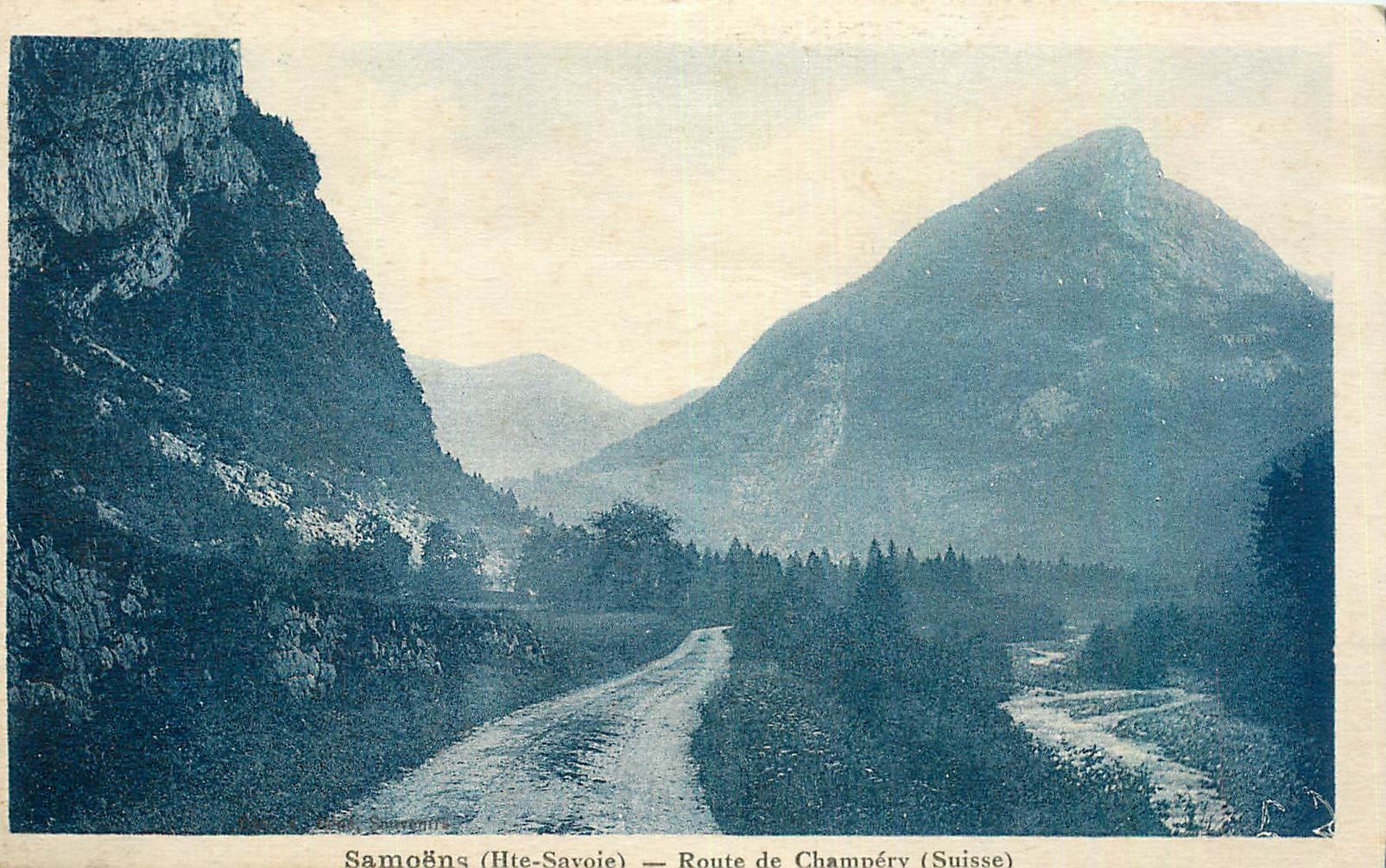Samoëns (Hte-Savoie) — Route de Champéry (Suisse)