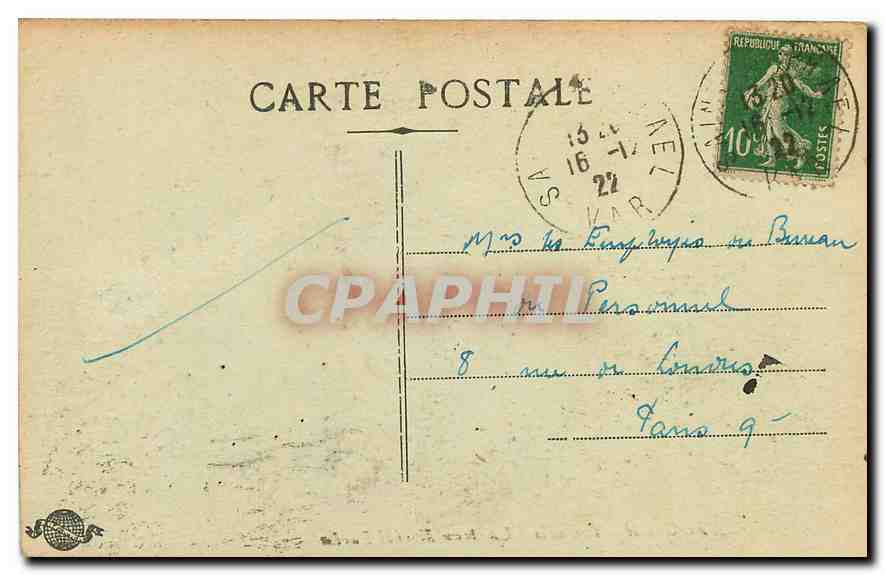 CPA Toulon Tamaris Chateau Michel Pacha  — Verso