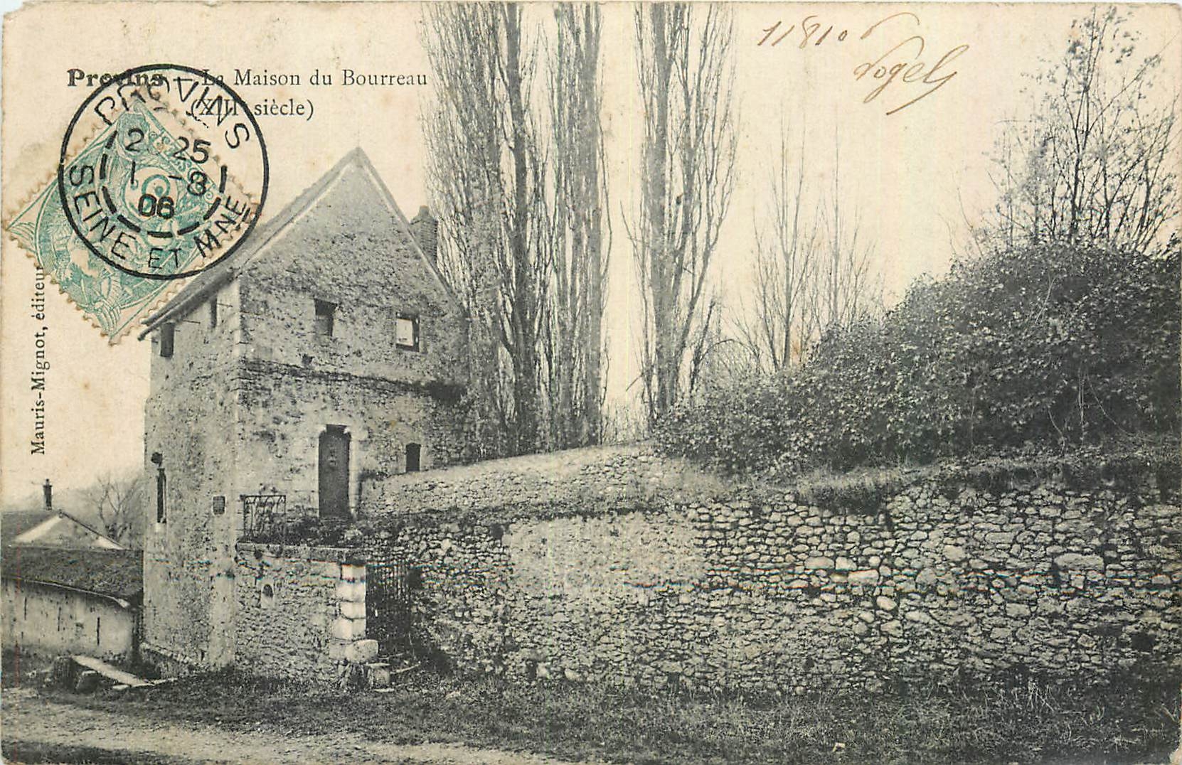 CPA Provins Le Maison du Boureau 