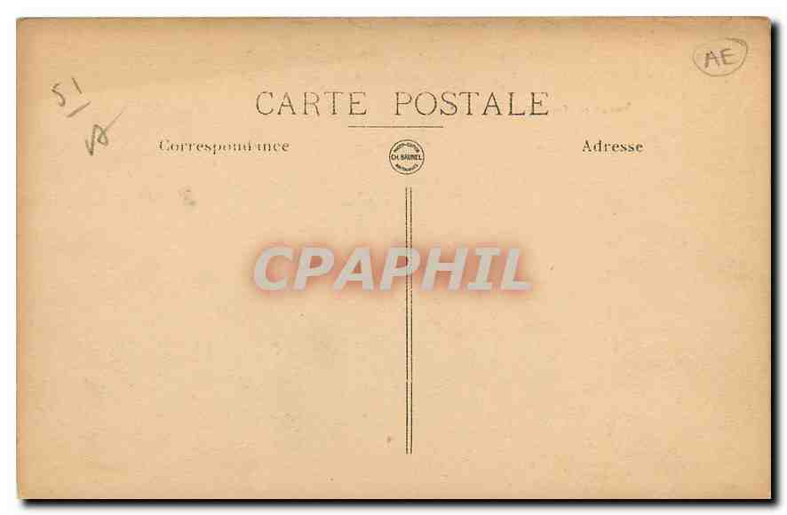 CPA Notre Grande Ville du Front Reims Les Caves Pommery  — Back