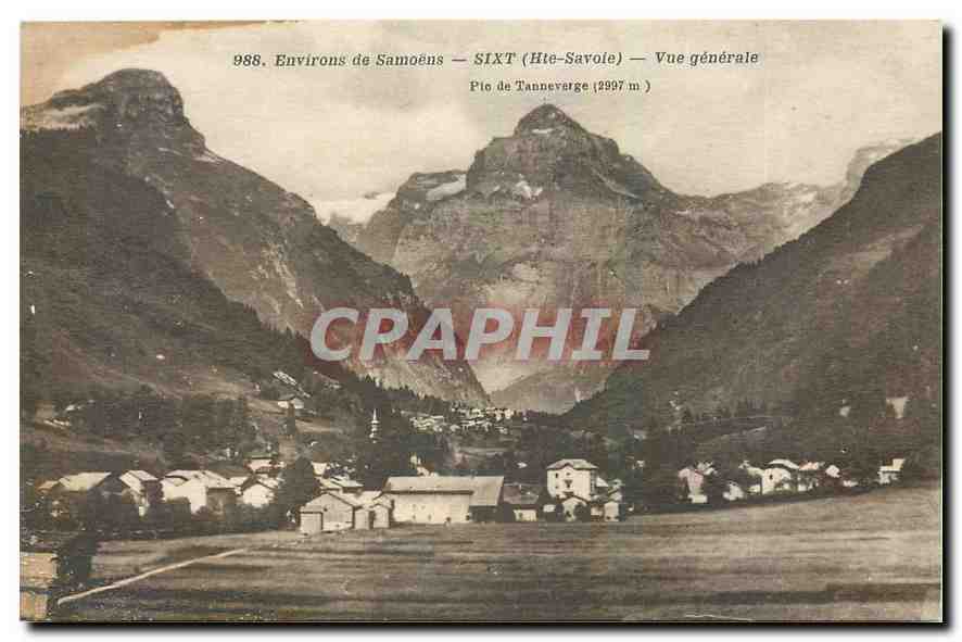 CPA Environs de Samoens Sixt Hte Savoie Vue generale 