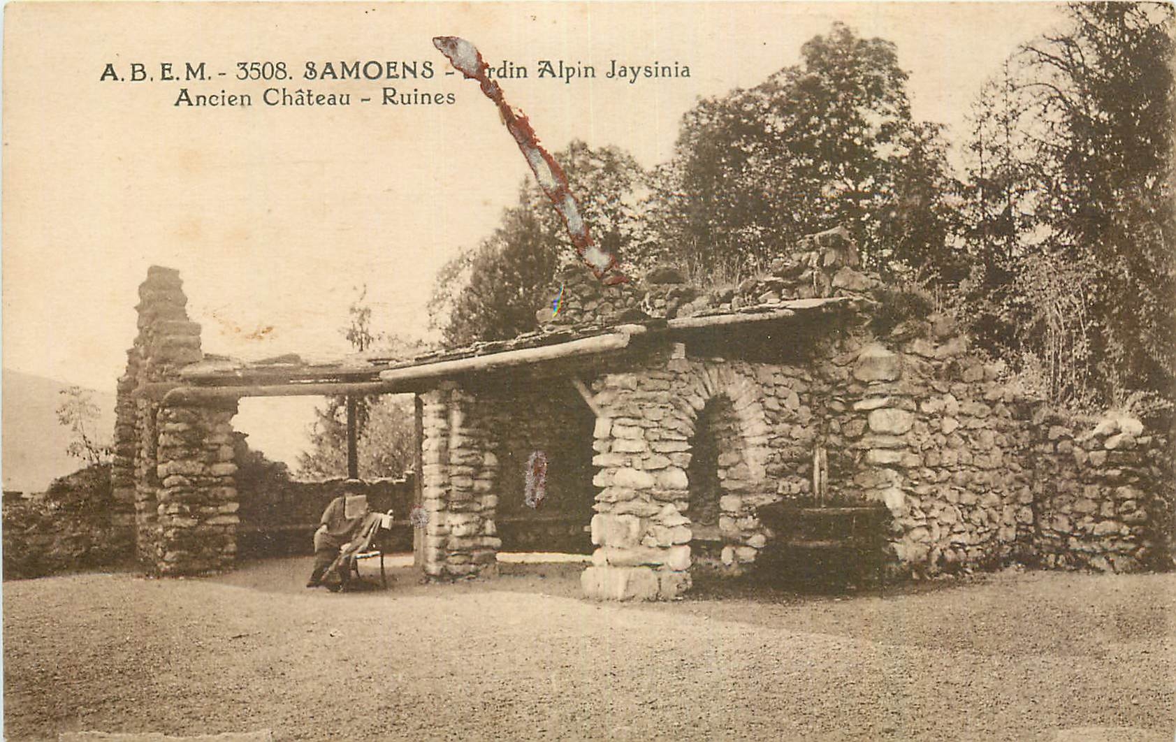 Ancien Château - Ruines — Samoëns, Haute-Savoie — A.B.E.M. 3508
