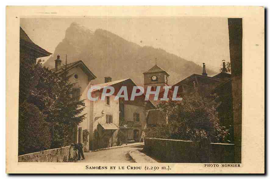 CPA Samoens et le Criou 