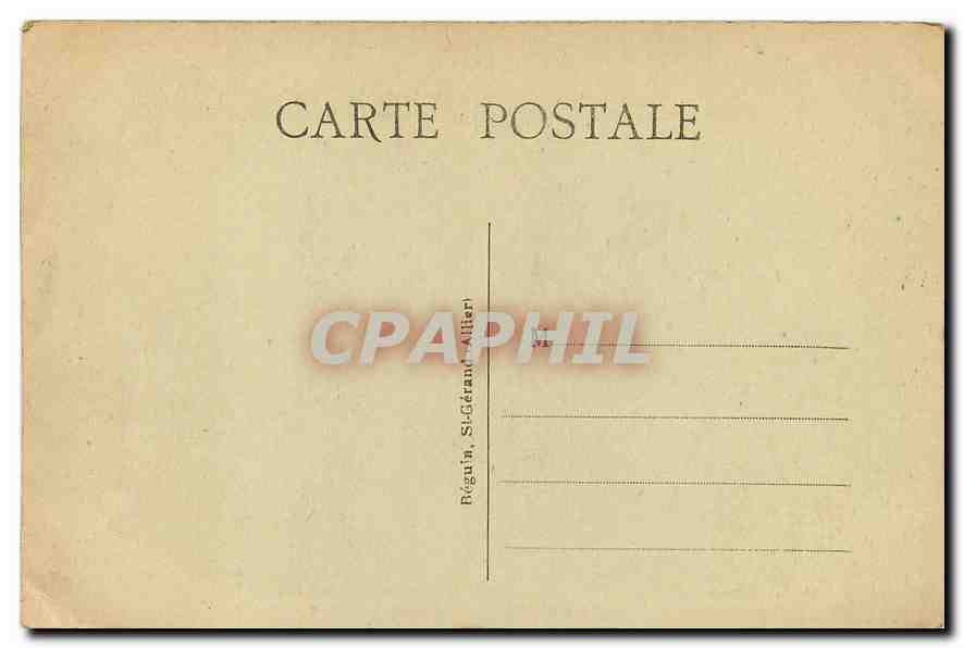 CPA Les Nourries Humour Bourbonnais Voyez si mon p'tit est malin y marche tout seul — Verso