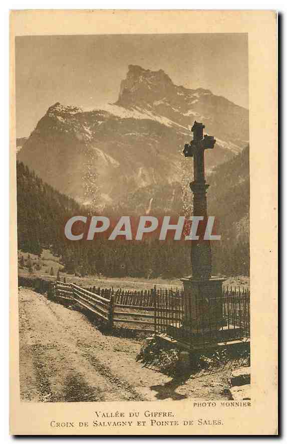 CPA Valee du Giffre Croix de Salvagny et Pointe de Sales 