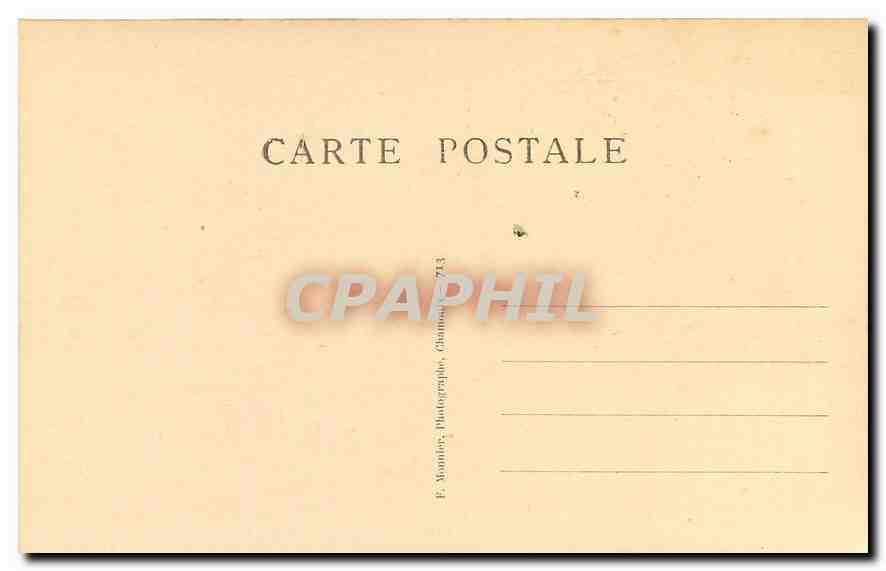 CPA Vallee du Giffre Vieux chalet a Salvagny  — Rückseite
