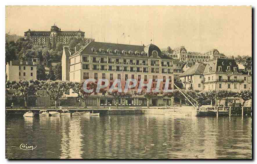 Evian-les-Bains (Hte-Savoie) — Les Hôtels vus du Lac — Heliodravure Jaccon