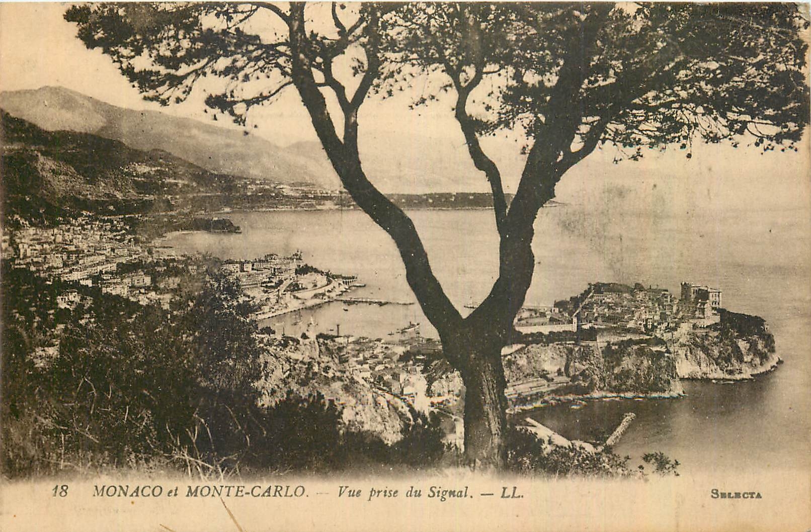 CPA Monaco et Monte Carlo Vue prise du Signal 